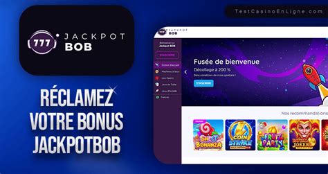 Jackpot Bob Avis, Bonus, Retrait sur ce Casino 2024 .